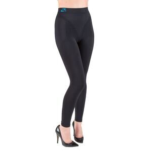 CzSalus Anti Cellulite Leggings Womens XL Black Slimming Shaping Micromassage
